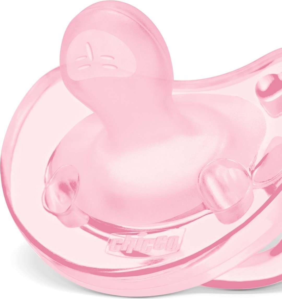 Пустышка Chicco Physio Soft, 1 шт, розовый купить,0