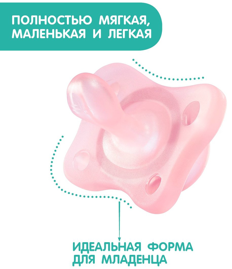 Chicco пустышка, 2 шт, Physio Soft Mini 00073231110000 купить,NaN