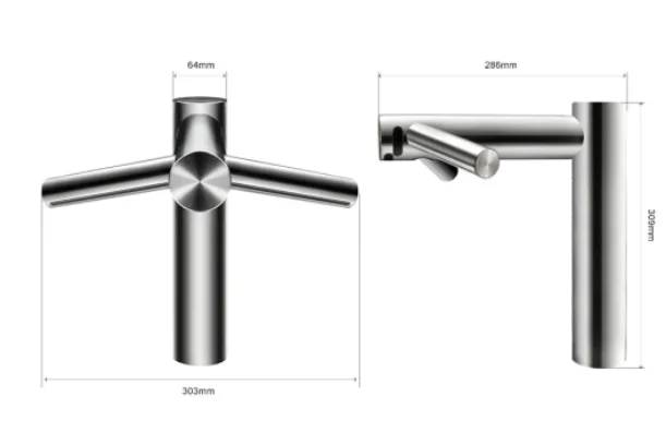 Смеситель c сушилкой Dyson Airblade Wash+Dry WD05 High