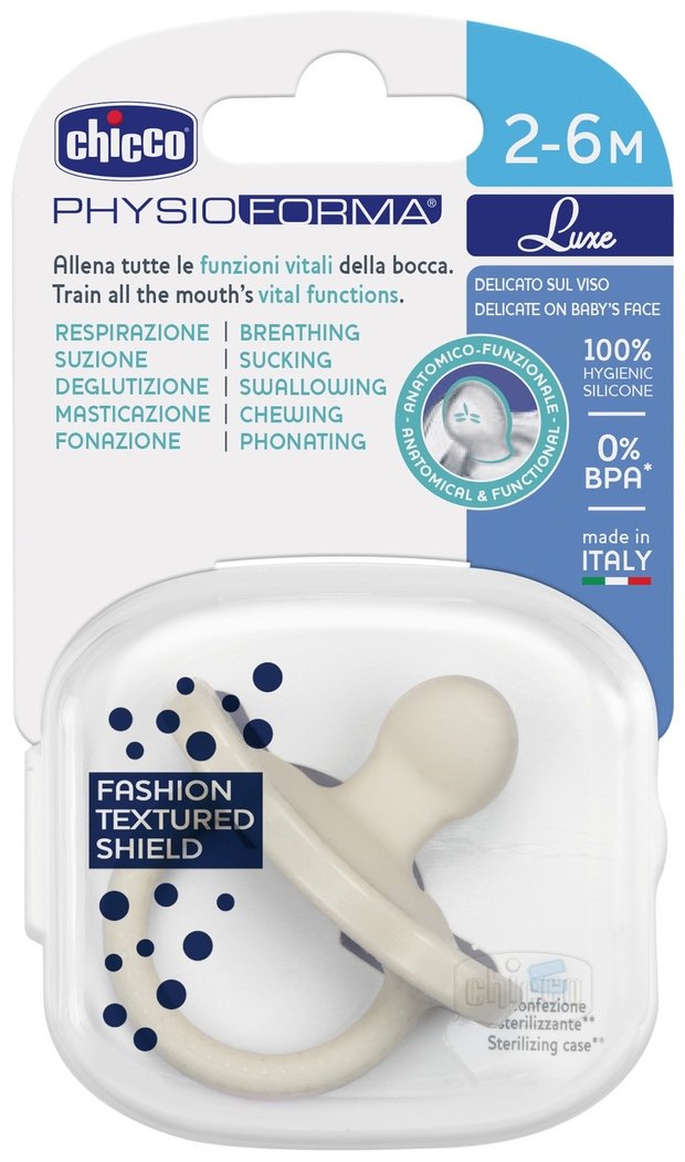 Пустышка Chicco 00073011380000, 1 шт, серый