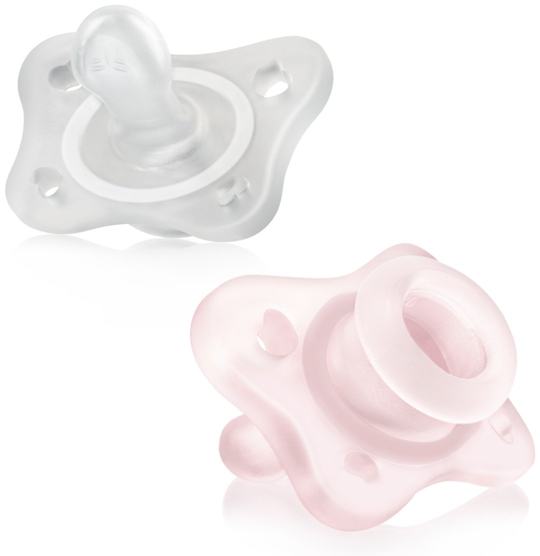 Пустышка Chicco 00073289110000, 2 шт, розовый