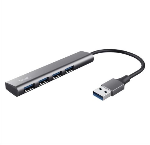 Док-станция Trust DALYX 4 IN 1 USB 3.2 СЕРЫЙ (24947)