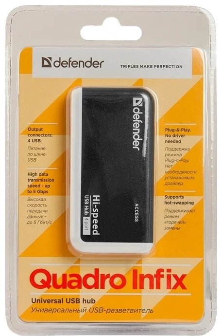 Док-станция Defender Quadro Infix 83504