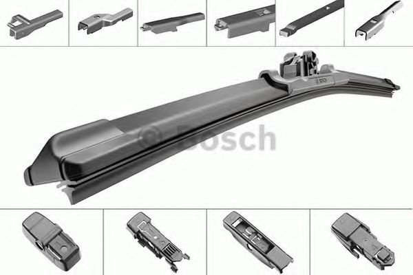 Щетка бескаркасная Bosch 3397006951 600 мм, 1 шт купить,NaN