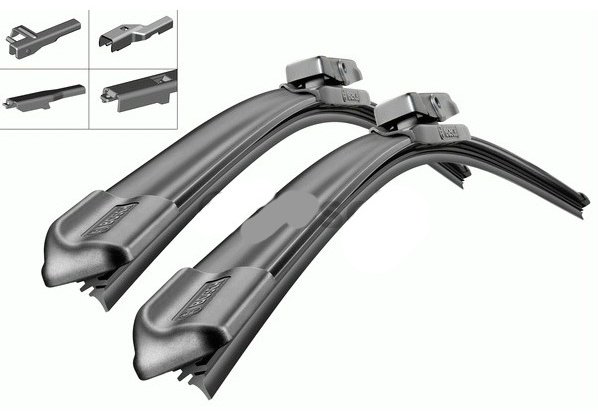 Щетка бескаркасная Bosch 3397007462 600 мм, 2 шт купить,NaN
