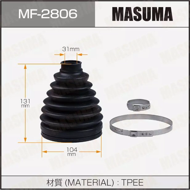 MASUMA пыльник шруса наружного MF-2806 купить,NaN
