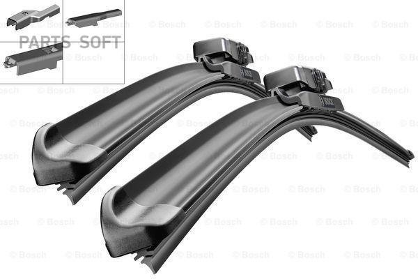 Щетка бескаркасная Bosch 3397007466 650 мм, 2 шт купить,NaN