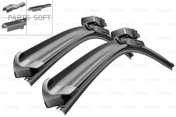 Щетка бескаркасная Bosch 3397007466 650 мм, 2 шт купить,NaN