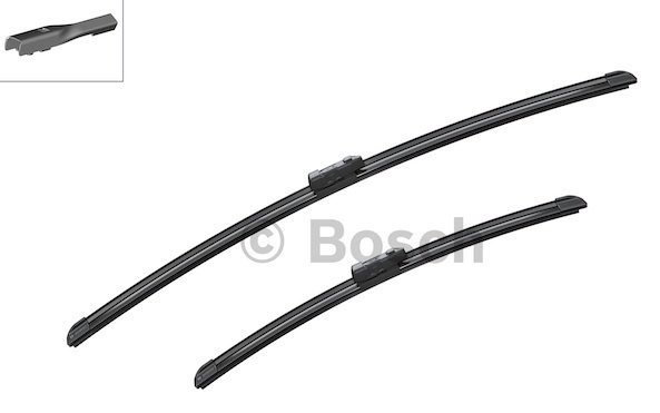 Щетка бескаркасная Bosch 3397007863 650 мм, 2 шт купить,NaN