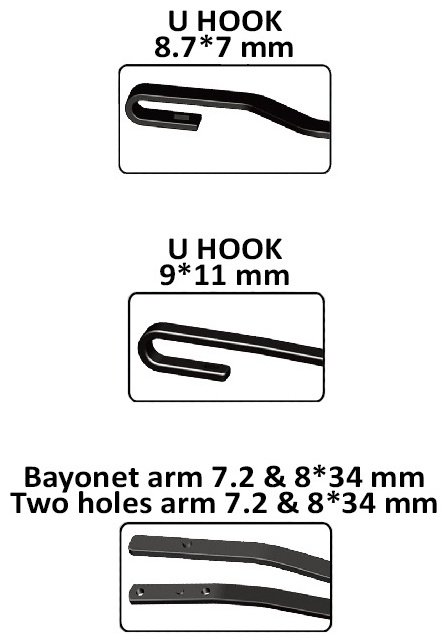 Щетка каркасная AVS A78316S 580 мм, 1 шт