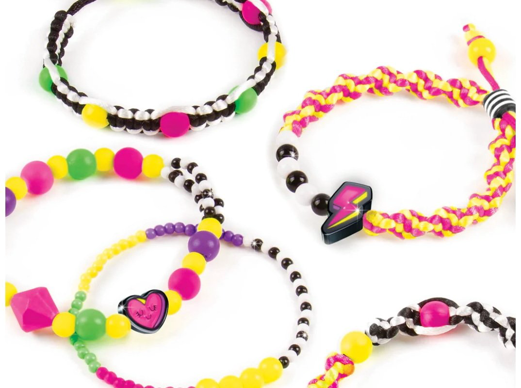 Набор Make It Real Retro Neon Black & White Bracelets купить,NaN