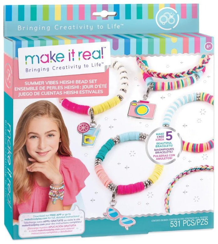Набор Make It Real Summer Vibes Heishi Bead Bracelets