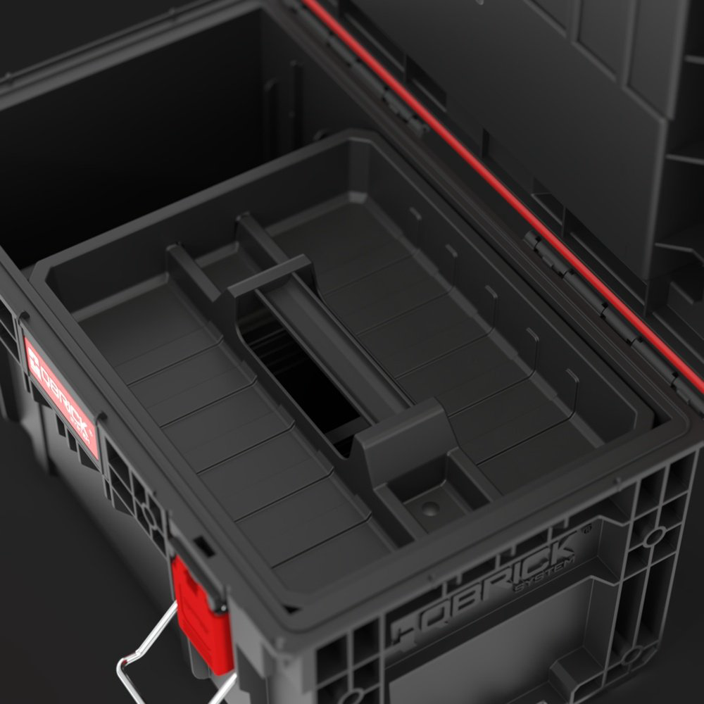 QBRICK ящик с органайзером PRIME Toolbox 250 Expert SKRQPRIM250ECZAPG003 (53.5х32.7х27.7 см) купить,NaN