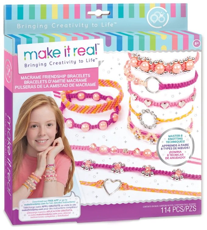 Набор Make It Real Macrame Friendship Bracelets