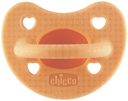 Пустышка Chicco 00073011360000, 1 шт, оранжевый