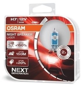 Автолампа Osram 64210NL-HCB галогенная, 2 шт купить,0