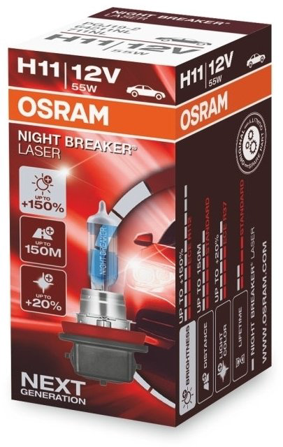 Автолампа Osram 64211NL галогенная, 1 шт купить,NaN