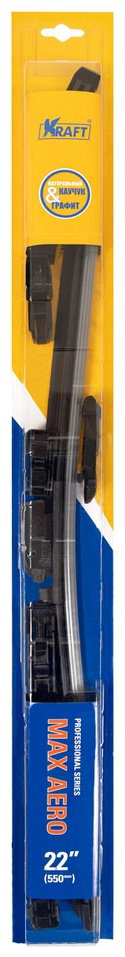 Щетка бескаркасная Kraft KT830025 450 мм, 1 шт купить,NaN