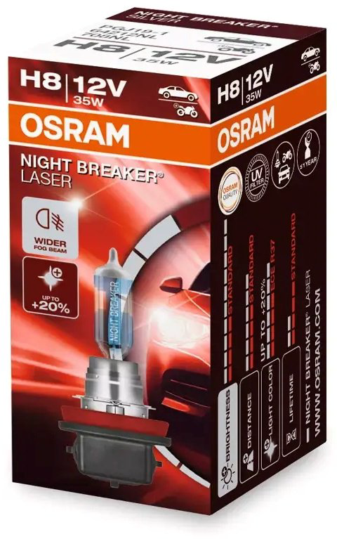 Osram 64212NL галогенная H8, 1 шт купить,NaN