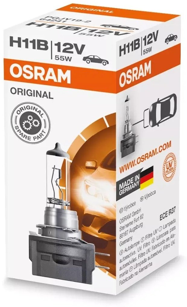 Osram 64241 галогенная H11B, 1 шт