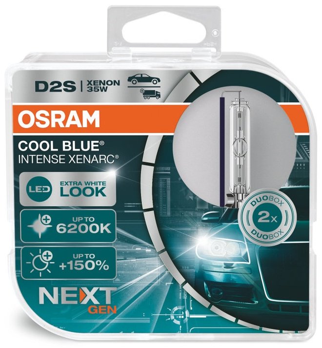 Автолампа Osram 66240CBN-HCB ксеноновая, 2 шт