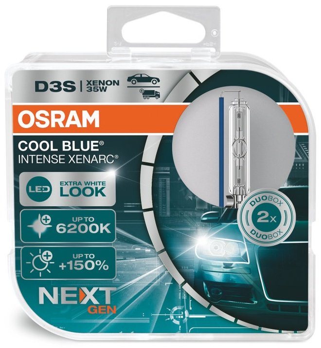Автолампа Osram 66340CBN-HCB ксеноновая, 2 шт