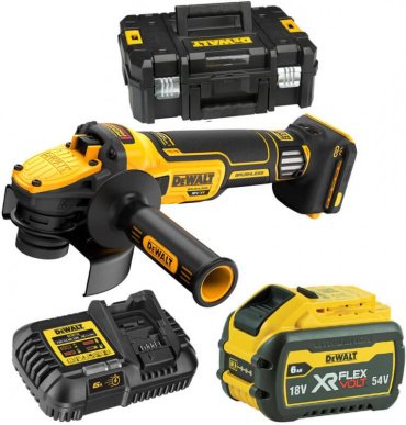 Шлифмашина угловая DeWALT DCG409VST1-QW