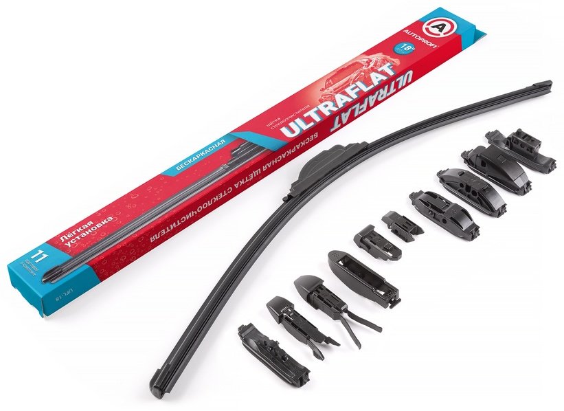 Щетка бескаркасная AUTOPROFI ULF-15 370 мм, 1 шт