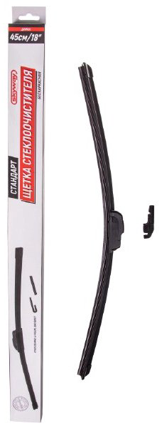 Щетка бескаркасная Skyway S02701021 450 мм, 1 шт купить,NaN
