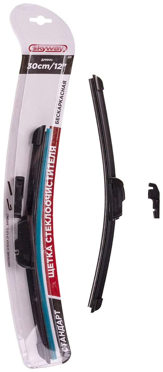 Щетка бескаркасная Skyway S02701029 300 мм, 1 шт купить,NaN