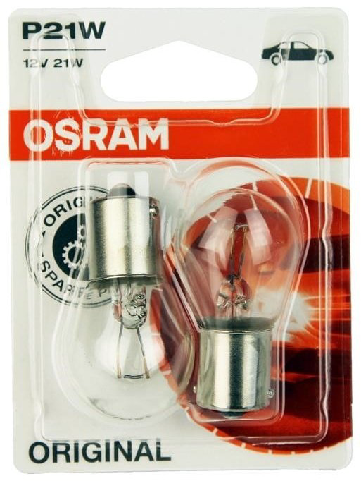 Osram 7506-02B накаливания P21W, 2 шт купить,NaN