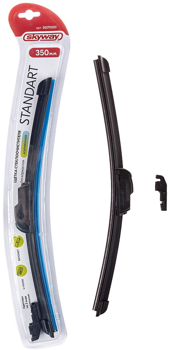 Щетка бескаркасная Skyway S02701031 360 мм, 1 шт купить,NaN