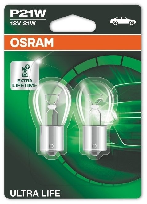 Автолампа Osram 7506ULT-02B накаливания, 2 шт купить,NaN
