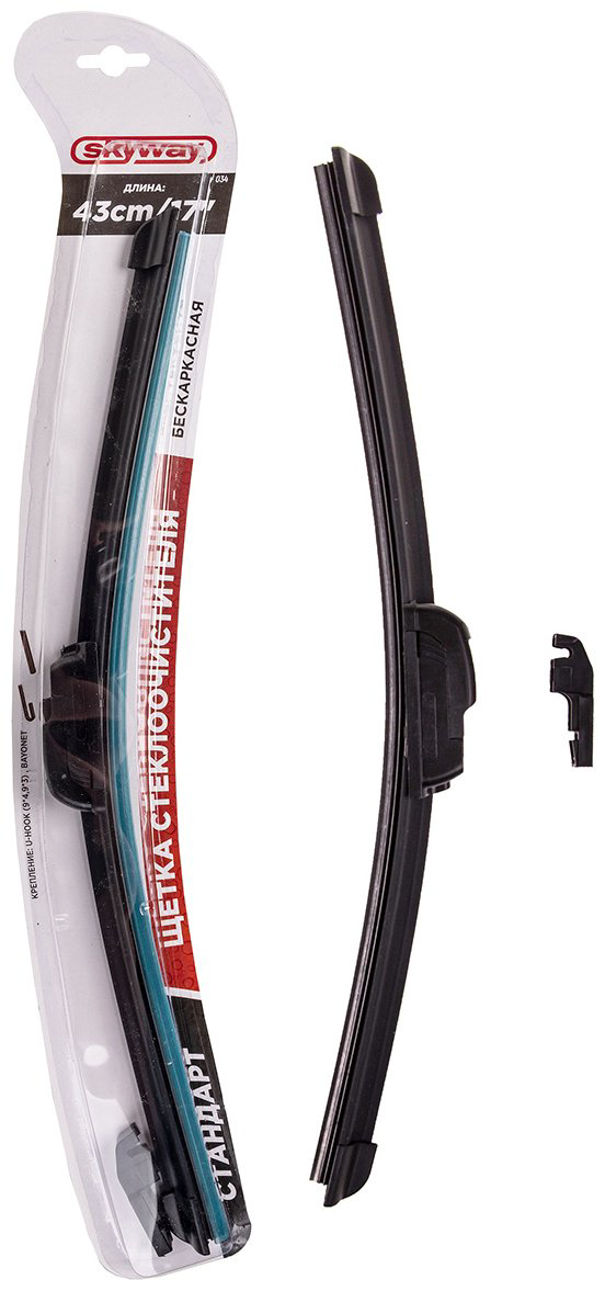 Щетка бескаркасная Skyway S02701034 430 мм, 1 шт купить,NaN