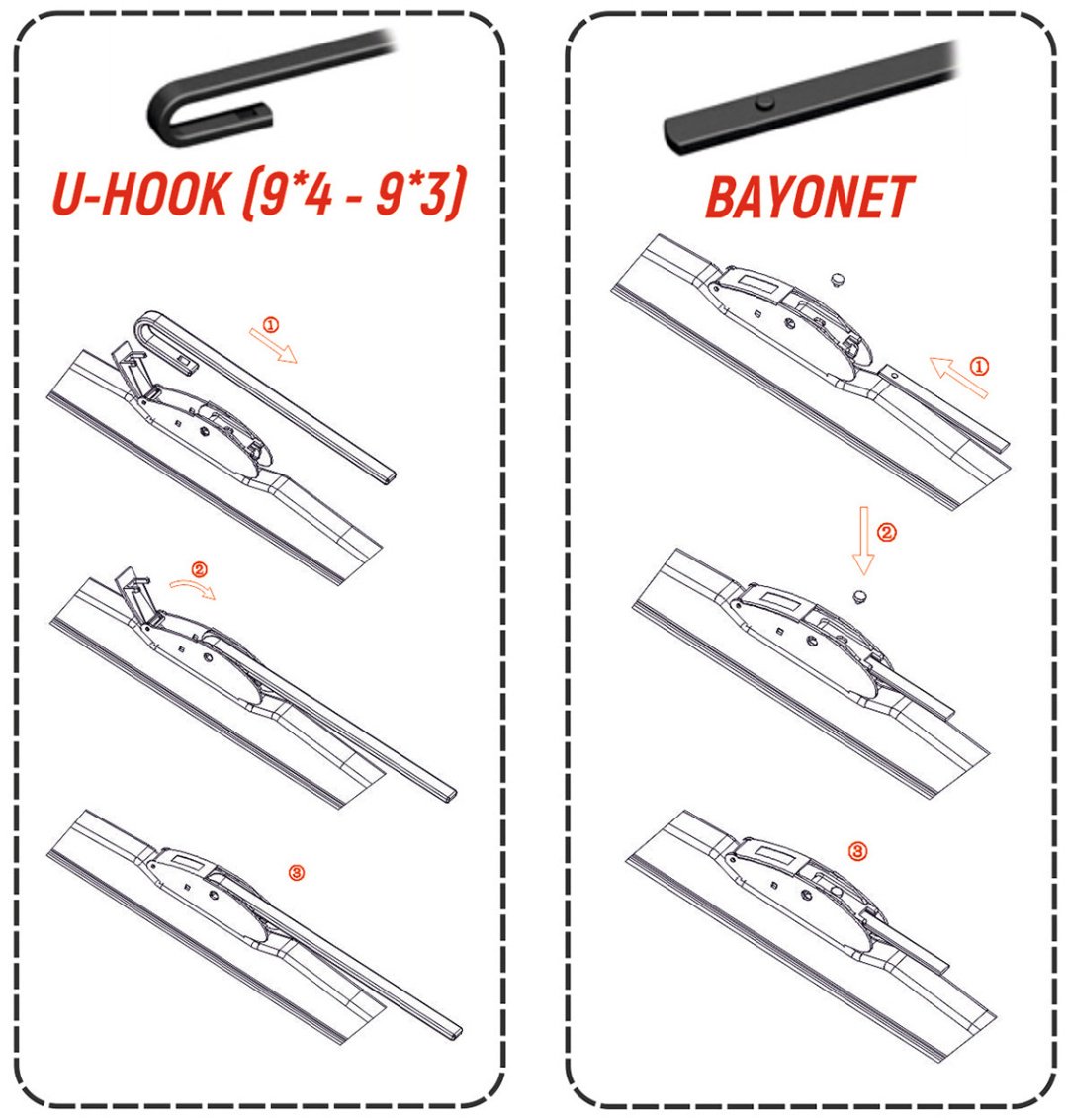 Щетка бескаркасная Skyway S02701034 430 мм, 1 шт - ForteMarket Щетка бескаркасная Skyway S02701034 430 мм, 1 шт купить,0