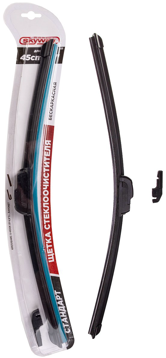 Щетка бескаркасная Skyway S02701035 450 мм, 1 шт купить,NaN