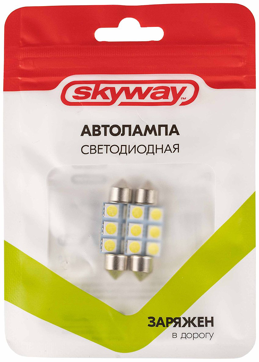 Skyway S08202009COPYA светодиодная C5W, 1 шт купить,NaN