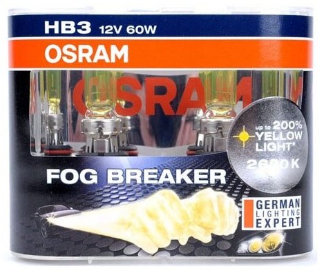 Автолампа Osram 9005FBR-HCB галогенная, 2 шт купить,0