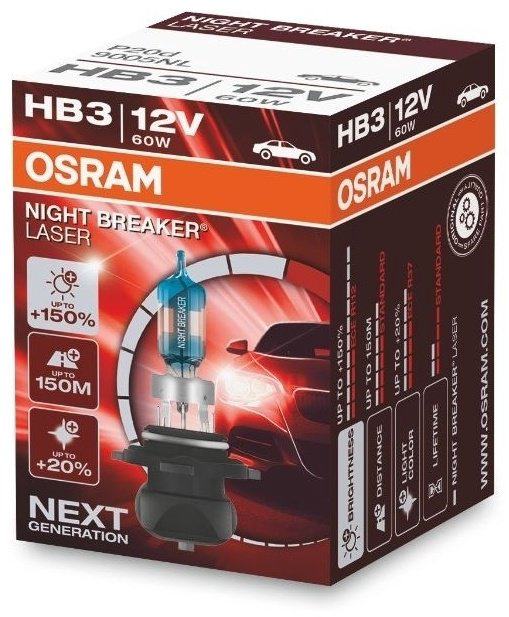 Автолампа Osram 9005NL галогенная, 1 шт купить,NaN