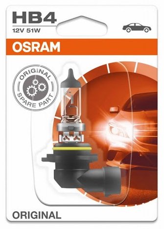 Автолампа Osram 9006-01B галогенная, 1 шт
