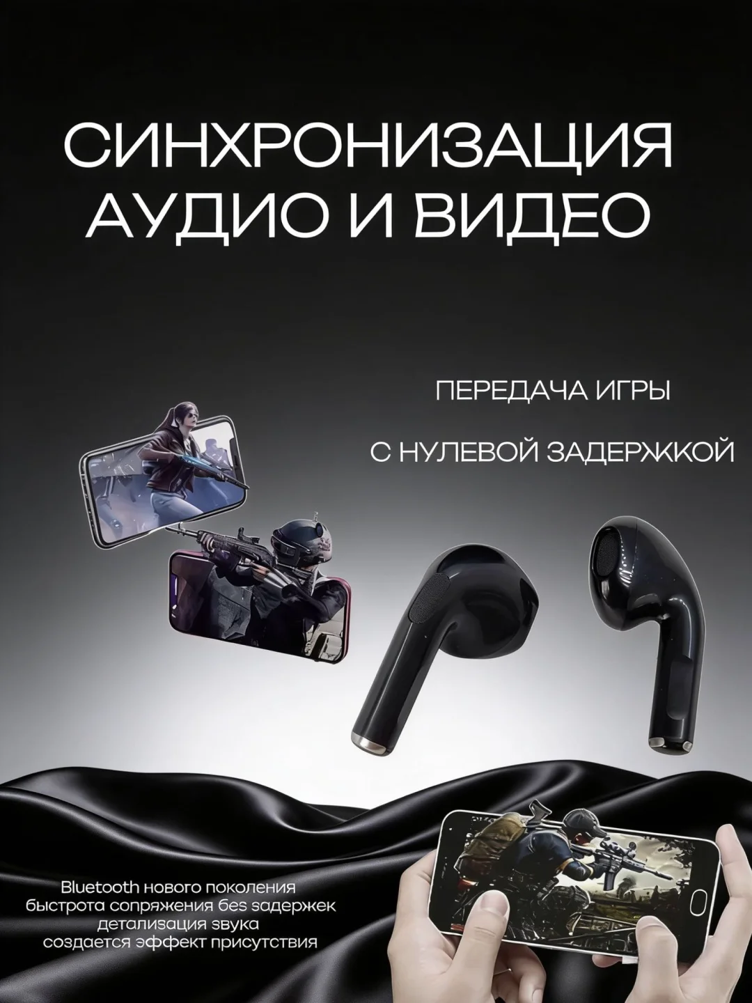 Наушники Yili PRO6 FRT-PRO-BLK-8821 черный купить,NaN