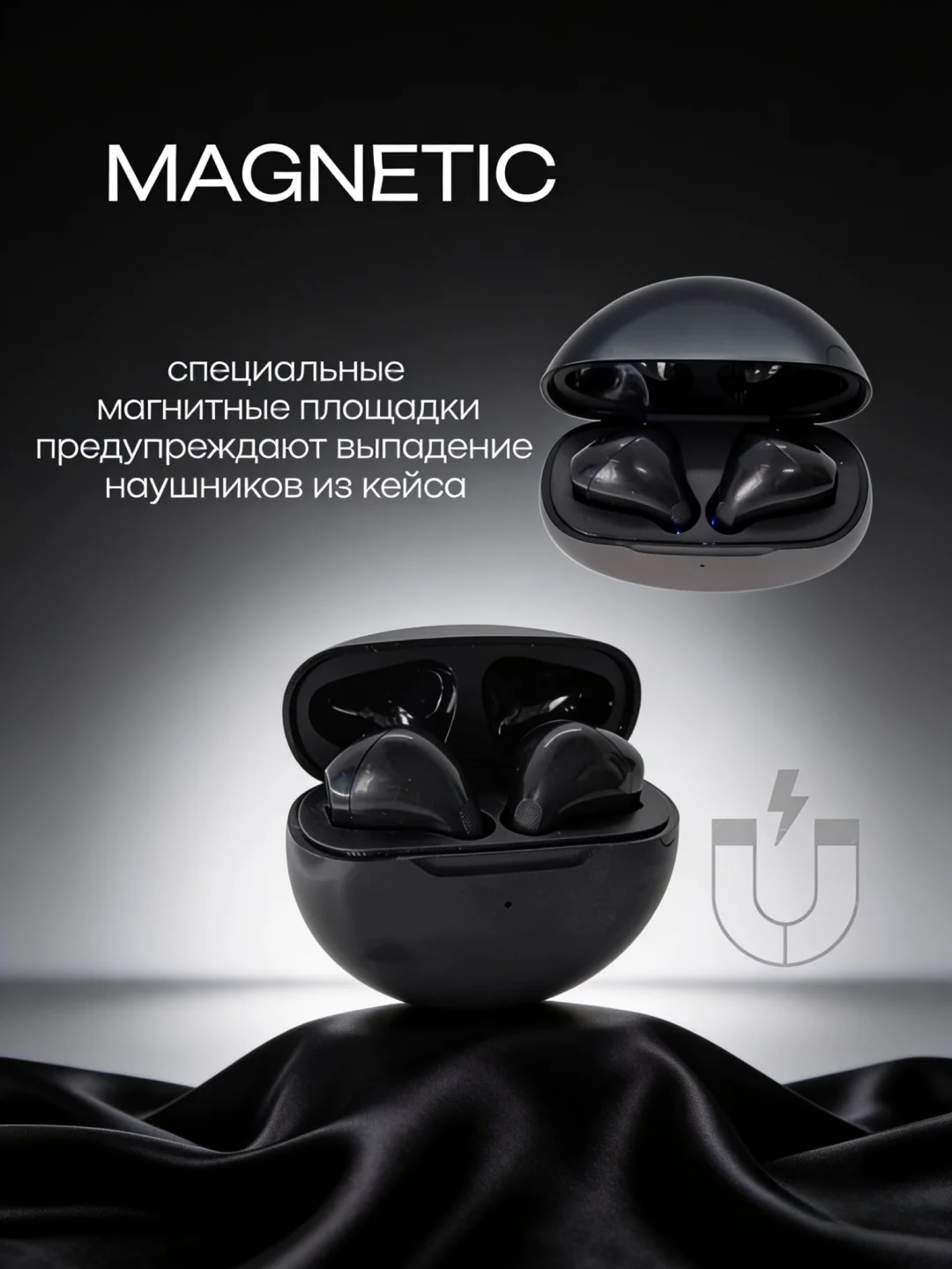 Наушники Yili PRO6 FRT-PRO-BLK-8821 черный купить,NaN