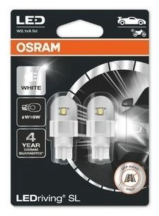 Автолампа Osram 921DWP-02B светодиодная, 2 шт купить,NaN