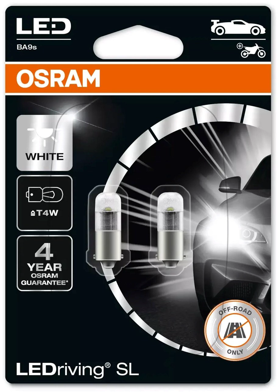 Osram 3893DWP-02B светодиодная T4W, 2 шт купить,NaN