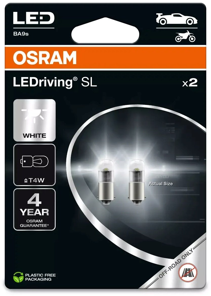 Osram 3893DWP-02B светодиодная T4W, 2 шт купить,NaN