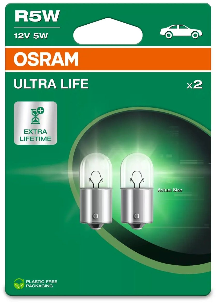 Osram 5007ULT-02B накаливания R5W, 2 шт купить,NaN