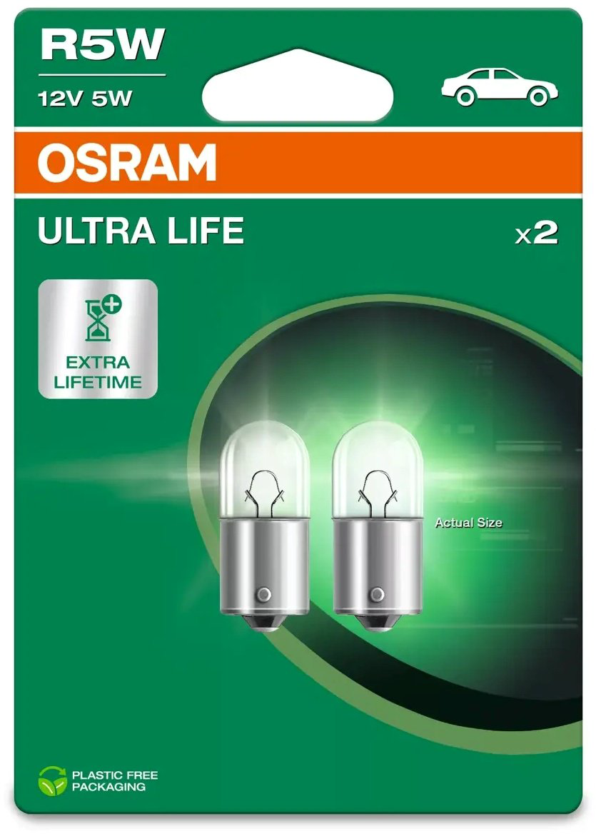 Osram 5007ULT-02B накаливания R5W, 2 шт купить,NaN