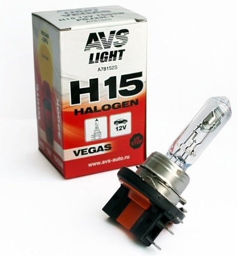 AVS A78152S галогенная H15, 1 шт купить,NaN