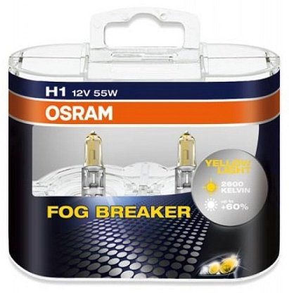 Автолампа Osram 62150FBR-HCB галогенная, 2 шт