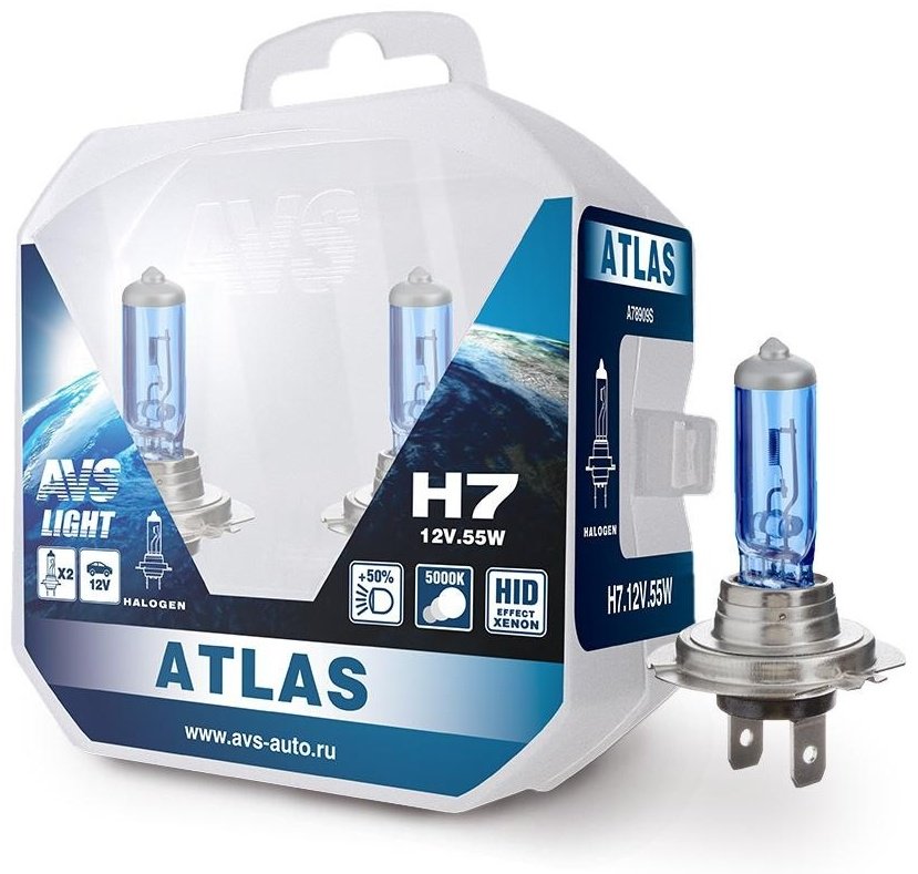 AVS A78909S галогенная H7, 2 шт